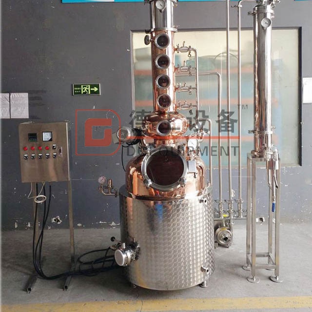 500L Craft Commercial Red Copper Gin Whisky Distillation Equipment for Sale Suppliers Near Me 