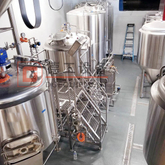 500L Micro Brewery Traditional 3 Vessels Beer Brewhouse Mashing System Beer Brewing Equipment