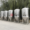 2000L Customizable Side Manhole Stainless Steel Conical Isobaric Pressure Fermentation Tank-Unitank