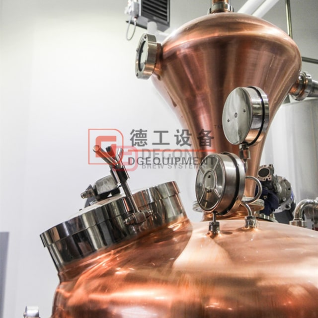 1000L Turnkey Red Copper Distiller Distilling Equipment for Vodka, Gin, Whisky, Brandy,Rum