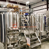 5HL Nano Brewing System 2 Vessels Steam/electric Heated Beer Brewhouse 1000L Stainless Steel Fermentation Tank