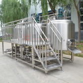 3-vessel Brewhouse Beer Brewery Equipment for Small Beer Factory, Hotel, Restaurant