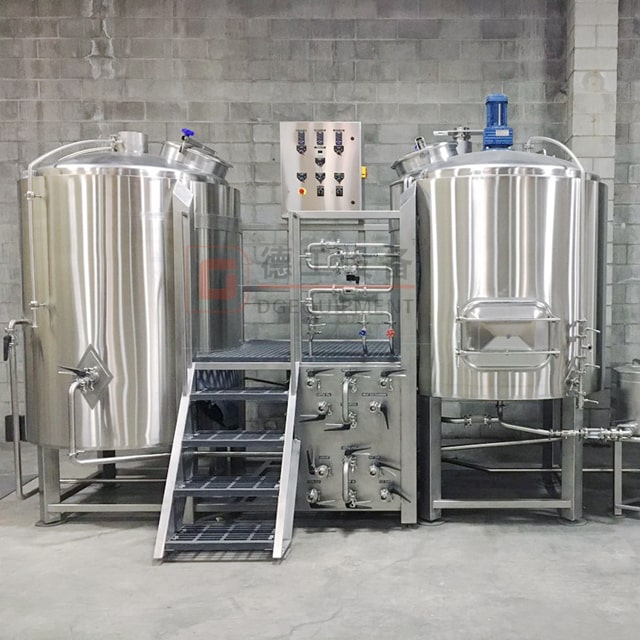 5BBL Restaurant Used Micro Brewery Stainless Steel 2/3/4 Vessels Beer Mashing Equipment for Sale