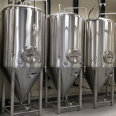 Polyurethane Insulation Double Jacket Stainless Steel 10HL Beer Fermenter for Sale California