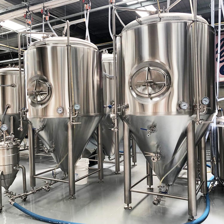 1500L 12BBL Complete Craft Beer Brewing System Steam Heated Mash Brew Kettle And Conical Fermentation Tank