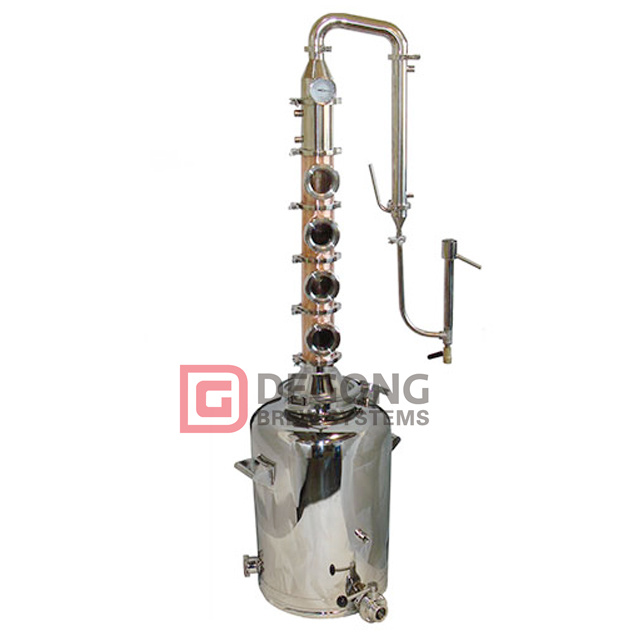 150L to 3000L turnkey batch distilling systems DEGONG distillery equipment for sale