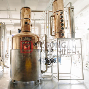 2000L Newest Copper Vodka Distiller Alcohol Distillation Equipment Commercial Distillery