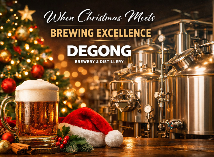 When Christmas Meets Brewing Excellence – DEGONG Beer Brewing Equipment
