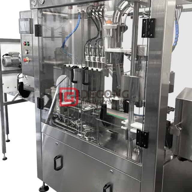 2100 Cans/h Counter Pressure Canning Machine for Beer Filling