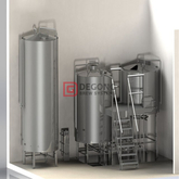 Introducing Two Vessel Brewhouse 1000L 10HL Brewing System Industrial Brewery Equipment Craft Beer