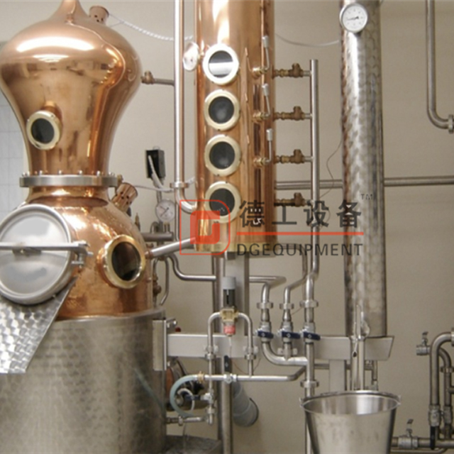 500L Alcohol Distillation equipment industrial distillation column vodka/gin/brandy still machine