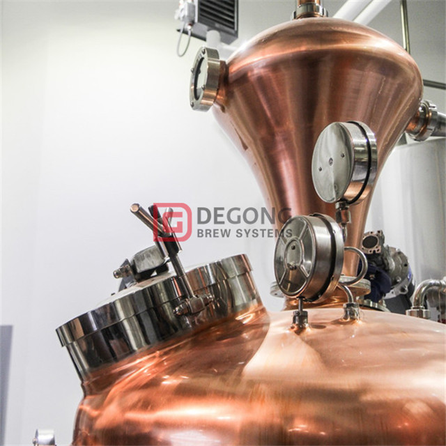 DEGONG 50L -5000L Copper distillation equipment Whisky Distillery shelf distillers 