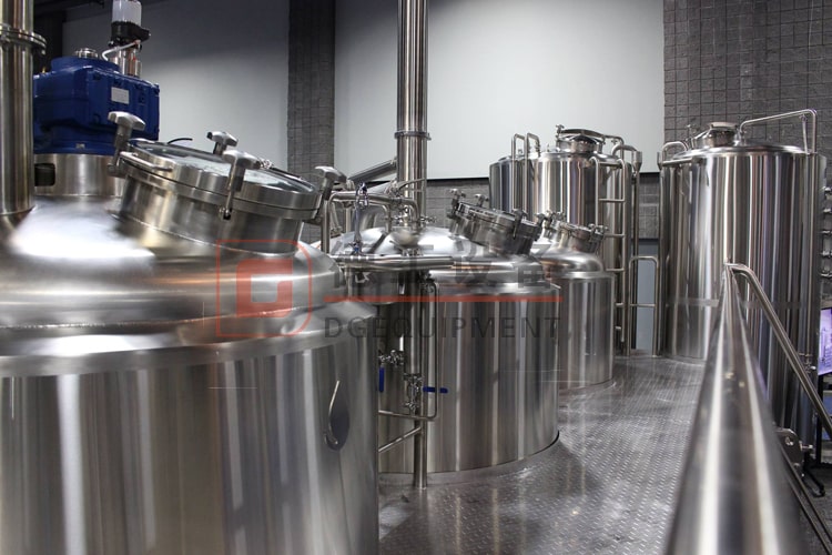 5BBL Used Beer Equipment 3 Vessel Brewhouse Beer