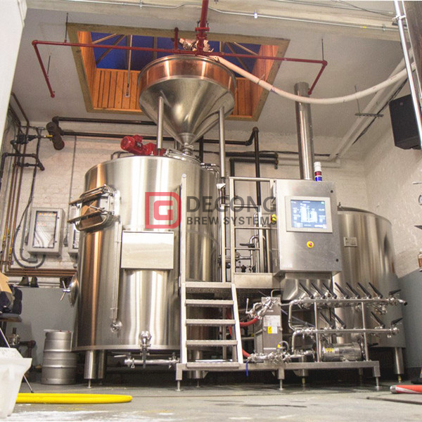 500L turnkey steam heated steel micro beer brewery system for sale