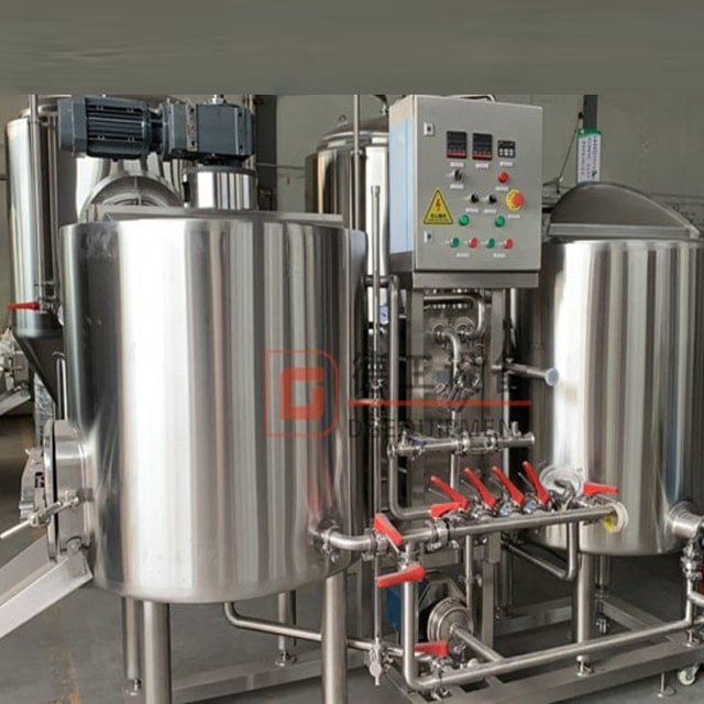 DEGONG 200L Brewhouse system compact machinery with premium quality nanobrewery microbrewery