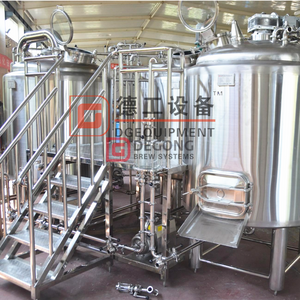 Turnkey industrial 2000L jacket beer brewing equipment for sale
