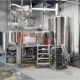 Customized 1000L Brewery Plant Combined Steam 3-vessel Beer Brewhouse Manufaturer For All Grain Beer Brewing 