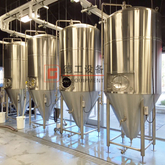 1000L Insulated Dimple Jacket Conical Stainless Steel Vertical Isobaric Beer Fermentation Tank And Brite Tank