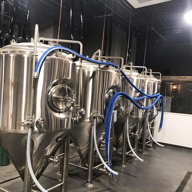 Stainless Steel Tanks for Breweries 7BBL Brewhouse with Electric/steam Conical Fermenter Semi-automatic Control 