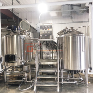 SUS 304 complete commercial beer brewing equipment for sell 1000L 2000L scale