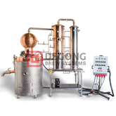 DEGONG craft distillery equipment 500L copper pot still distilling machine for sale