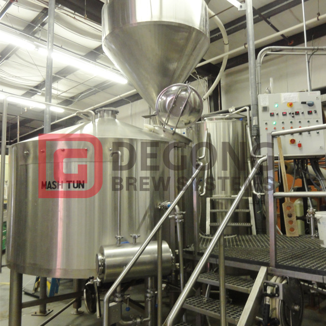 Commercial Beer Brewing Equipment 2000L Steam heated turnkey project